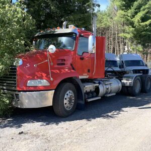 . Mack CUX613, 2012, 12.7L, AutoT-AirB, 6x4 Daycab Tractor, red, NE1w#7820
