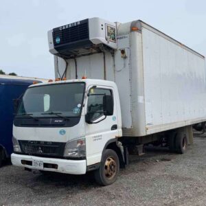 . Fuso FE180, 2010, 4.9L, AT-HB, 20ft Reefer, Side Door, Carrier Supra 744, NE5w#8508