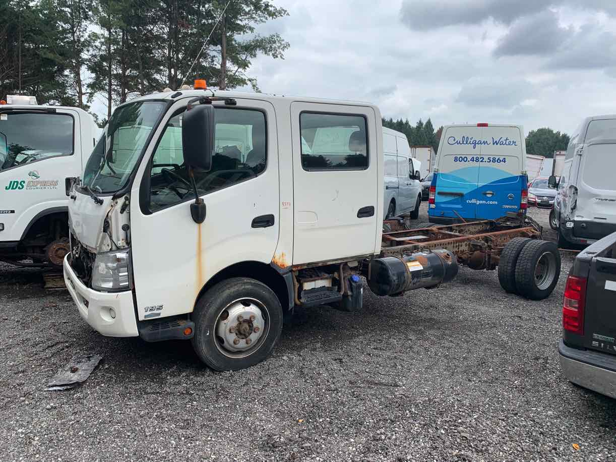 . Hino 195, 2016, 5.1L, AT-HB, Crew Cab, Cab&Chassis, r, NW10#3373