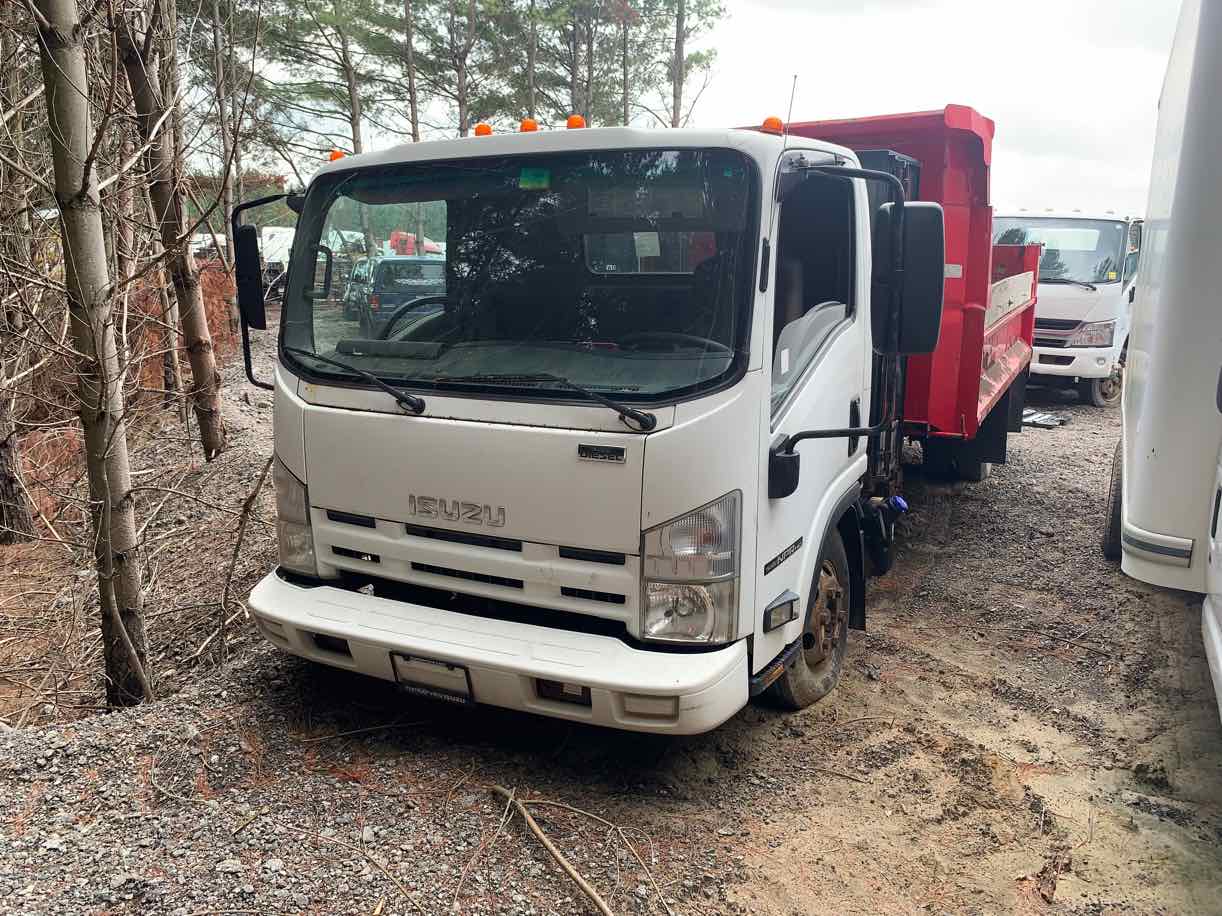 . Isuzu NPR, 2013, 5.2L, AutoT-HydrB, 13ft Dump, 8ft W, red, NW10#4297 - Image 2
