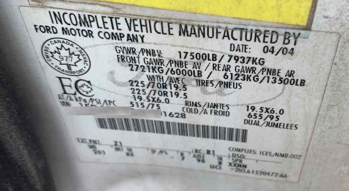 . Ford F550, 2004, 6L diesel, AutoT-HydrB, 17ft Box, Side Door, NE5c#1628 - Image 14