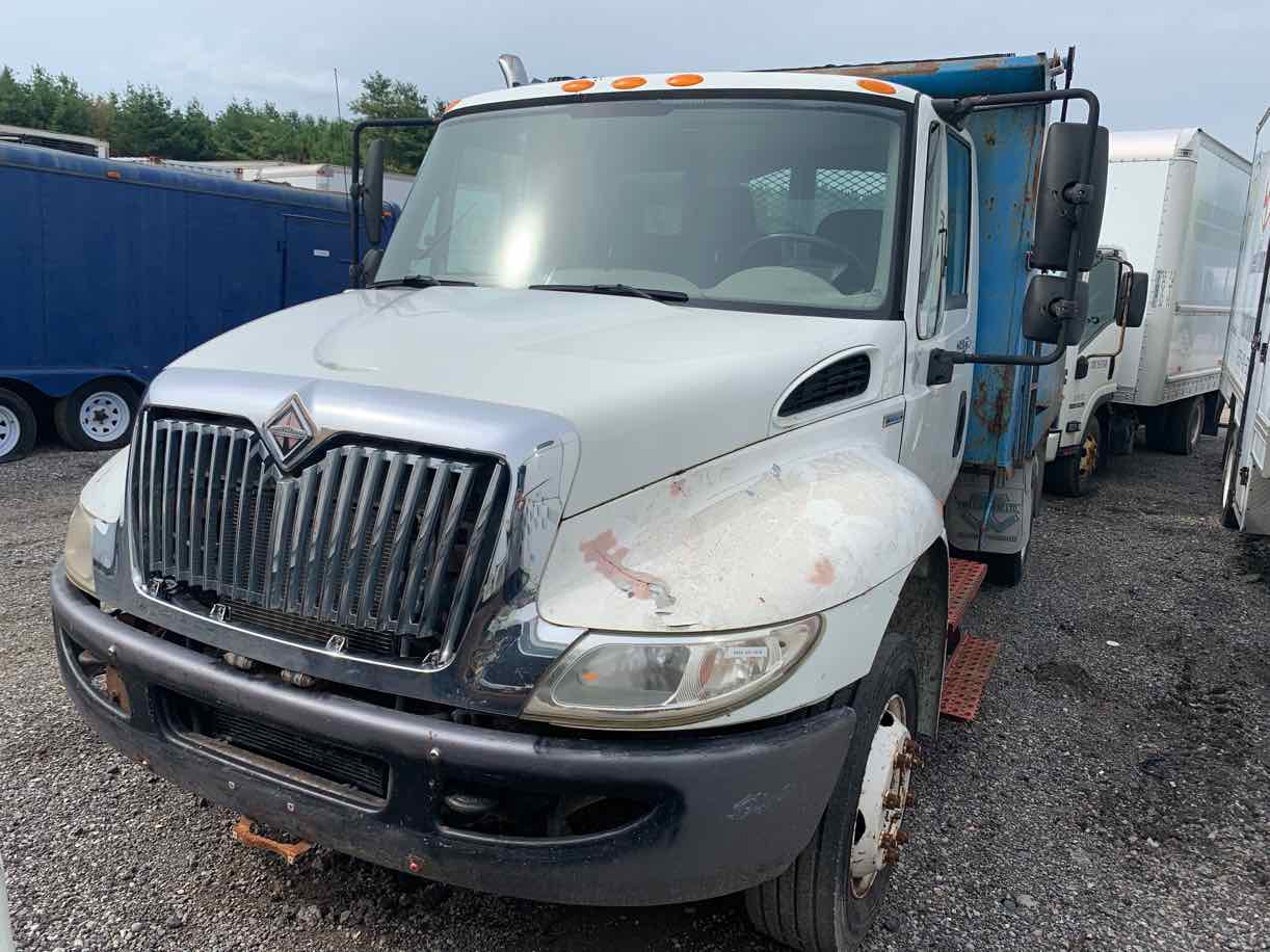 . International 4300, 2008, 6.4L, AutoT-HydrB, Dump blue, NE5w#0420 - Image 2