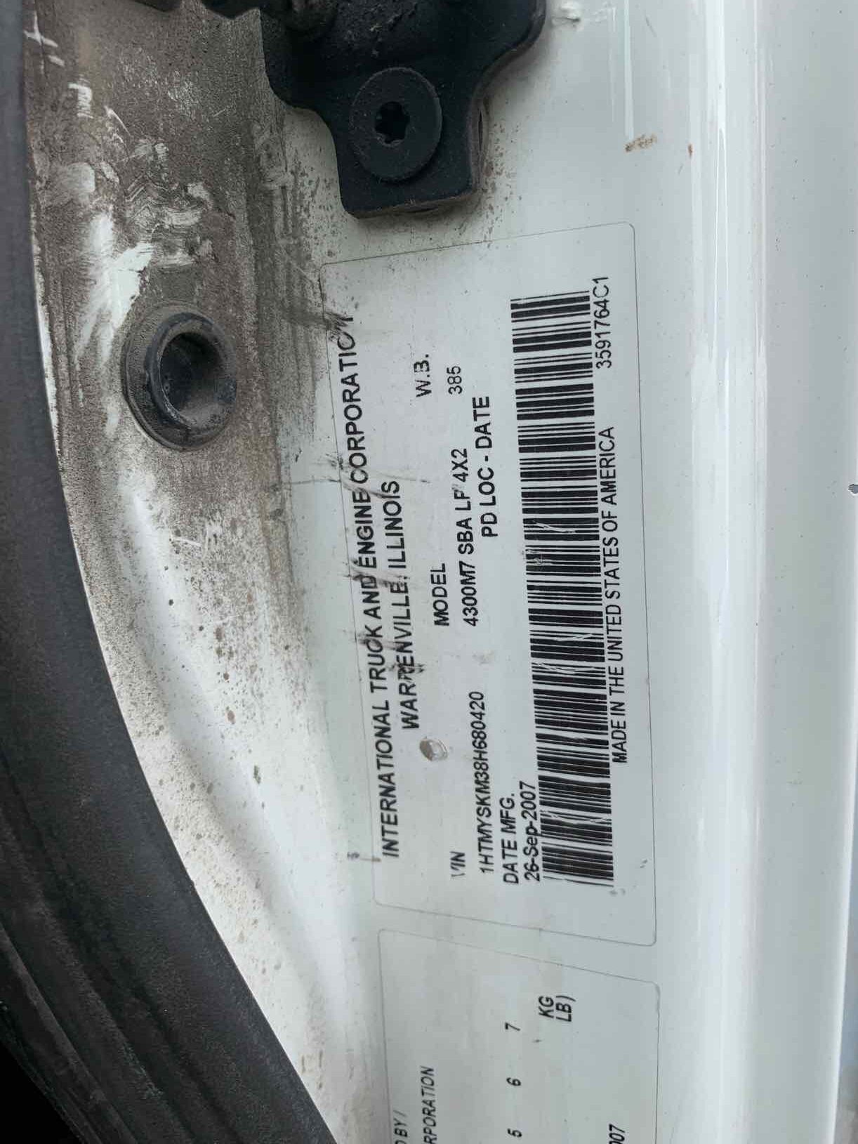 . International 4300, 2008, 6.4L, AutoT-HydrB, Dump blue, NE5w#0420 - Image 10