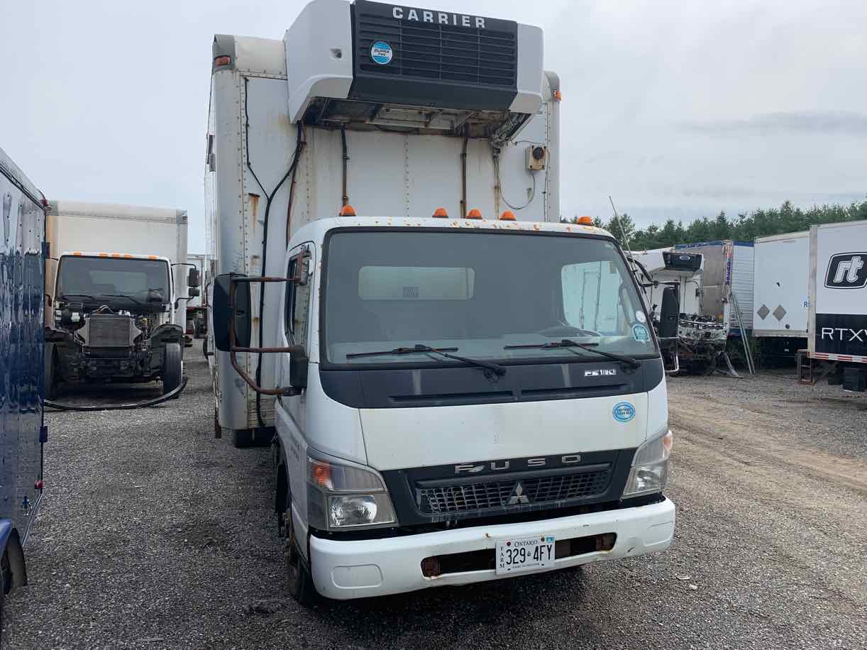 . Fuso FE180, 2010, 4.9L, AT-HB, 20ft Reefer, Side Door, Carrier Supra 744, NE5w#8508 - Image 3