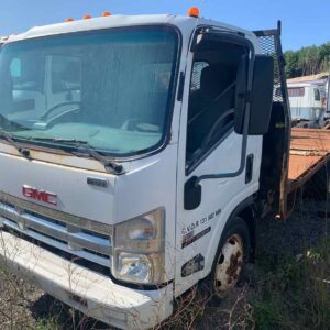. GMC W5500, 2008, Isuzu 5.2L, AutoT-HydrB, Flatbed, NE7c#0483