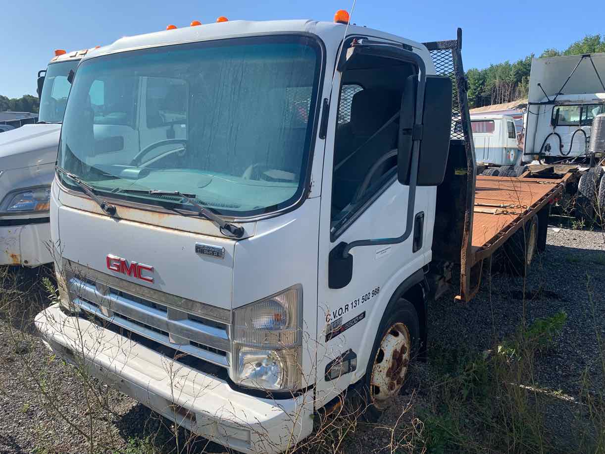 . GMC W5500, 2008, Isuzu 5.2L, AutoT-HydrB, Flatbed, NE7c#0483