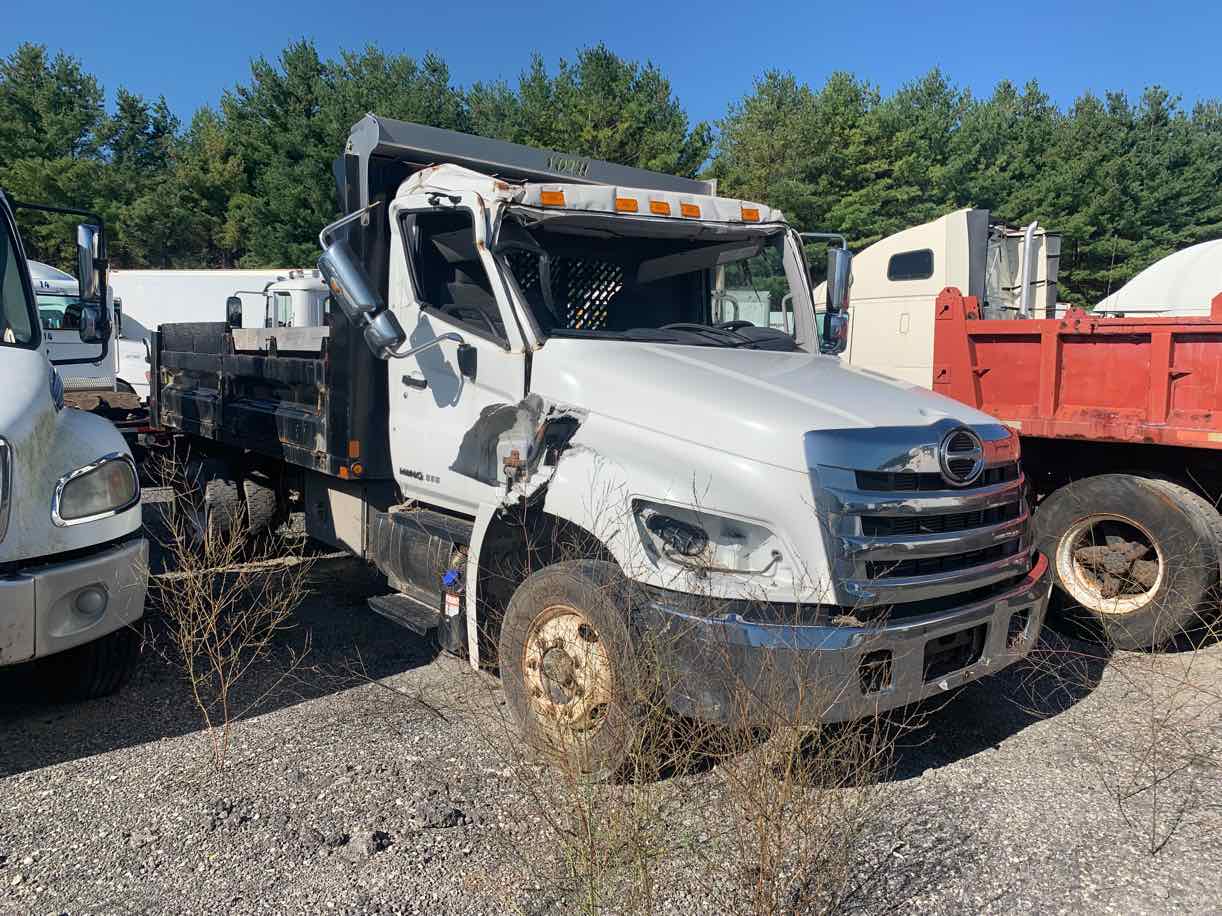 . *crashed Hino 258, 2019, 7.6L, Auto Tran, Hydr Brake, 13ft Dump, NE8c#3039