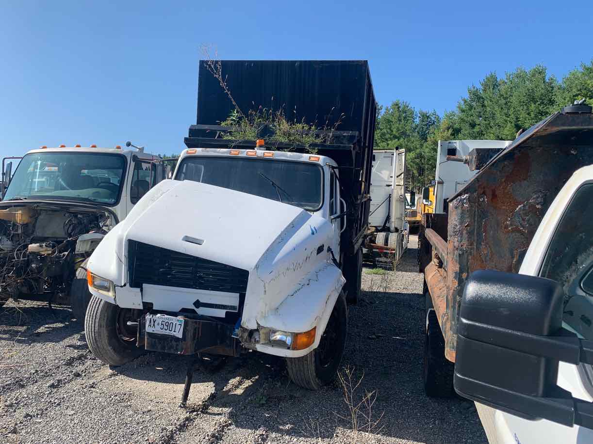 . International 4700, 1994, 14L, AutoT, Dump with High Sides, NE8c#4244