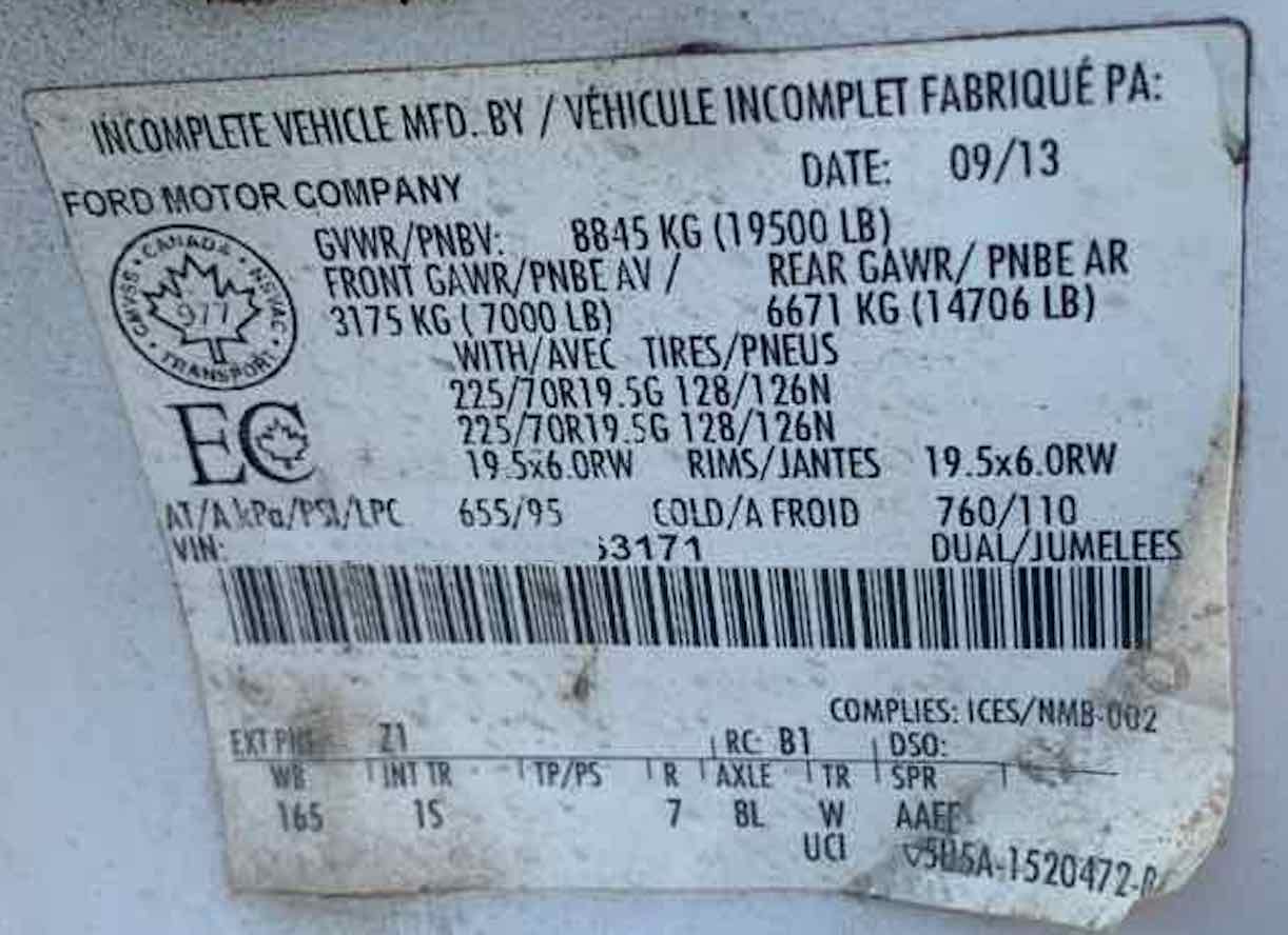 . Ford F550, 2014, 6.7L, AutoT-HydrB, Dump, NE9c#3171 - Image 10