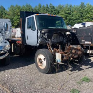 . International 4300, 2016, *parting, Cab / 16ft Flatbed, NE9c#4820